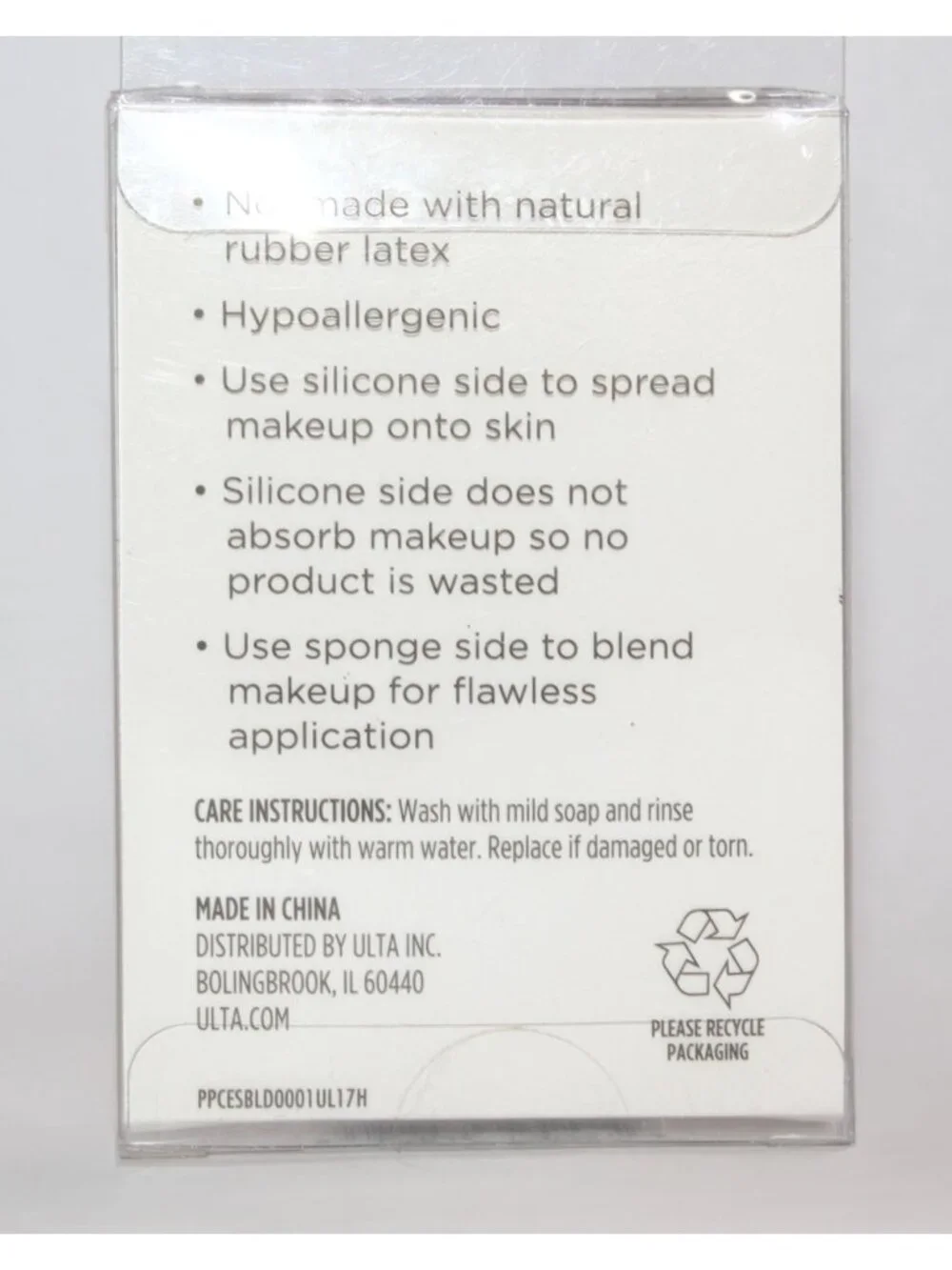 Ulta Beauty Large Dual-Sided Silicone & Sponge Blender